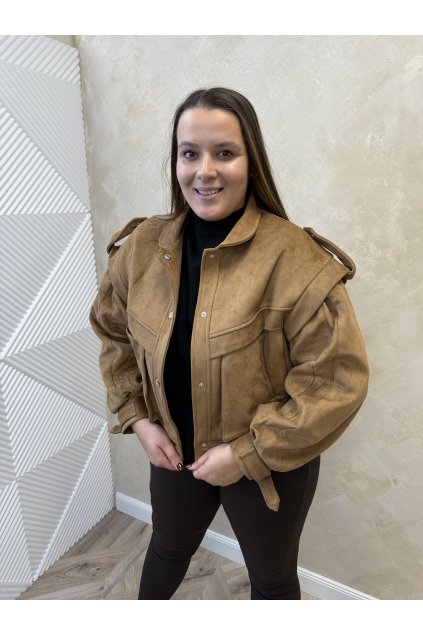 Semišová bundička - Olívia