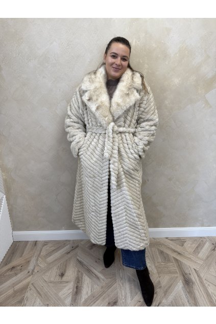 Kožuch béžový ALEXIA