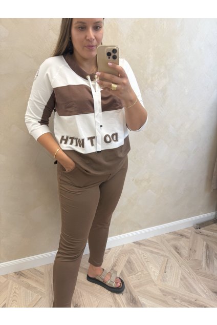 Top - Do it with Dark Brown