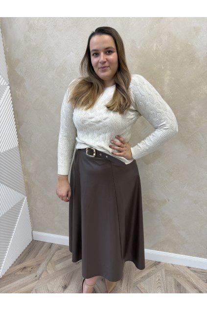 Pulóver maslový SABINA