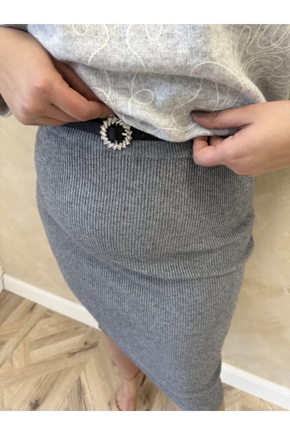 Sukňa sivá LAURA