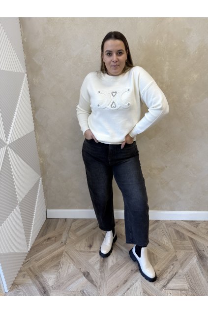 Pulóver maslový KAMILA