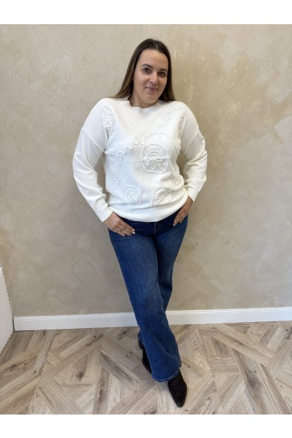 Pulóver maslový TATIANA