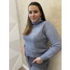Pulóver/Rolák sivý STELA