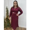 Šaty bordové Betany