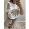 Top - Flower beige