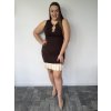 Šaty čokoládové TINAS
