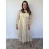 Dámske šaty čipkované béžové OLÍVIA
