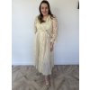 Dámske šaty čipkované béžové OLÍVIA