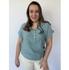Dámska blúzka tyrkysová LORA