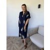 Dámske letné šaty modré NORA