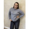 Pulóver sivý KAMILA