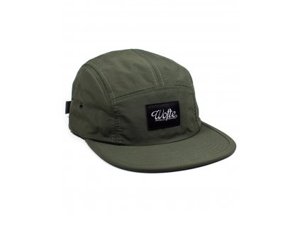 Olive Nylon 5 Panel 1