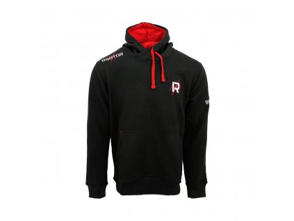 RAP HER HOO ZWR Raptor Hoodie Zwart Rood V 02