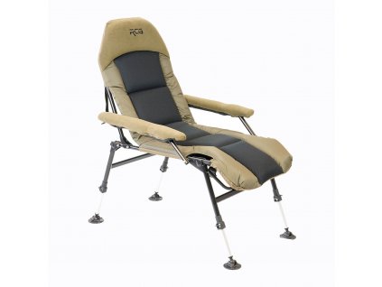 WEB 407 0005 260 RCG Carp Gear Stoel Comfort Recliner Olijfgroen V 01