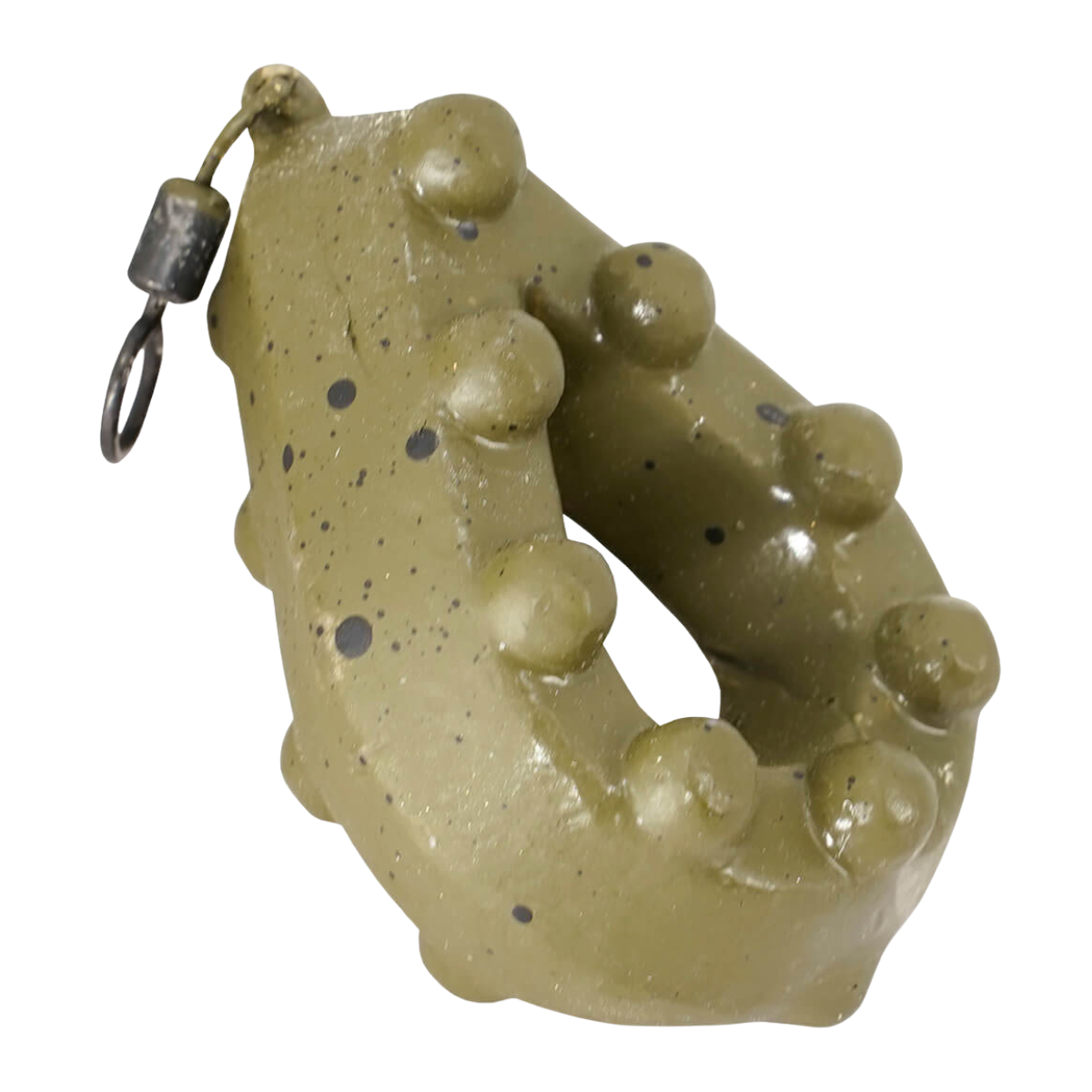 RCG Olověná Zátěž Grippa S Obratlíkem Green Coated Hmotnost: 85gr