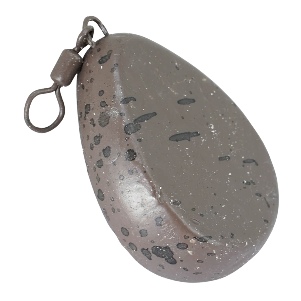 RCG Olověná Zátěž Flat Pear S Obratlíkem Brown Coated Hmotnost: 85gr