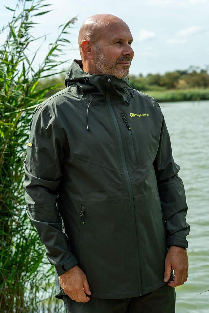 RidgeMonkey Bunda APEarel ThermaPro Waterproof Shell Coat Green Velikost: M
