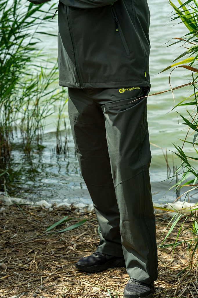 RidgeMonkey Kalhoty APEarel ThermaPro Waterproof Shell Trousers Green Velikost: XL