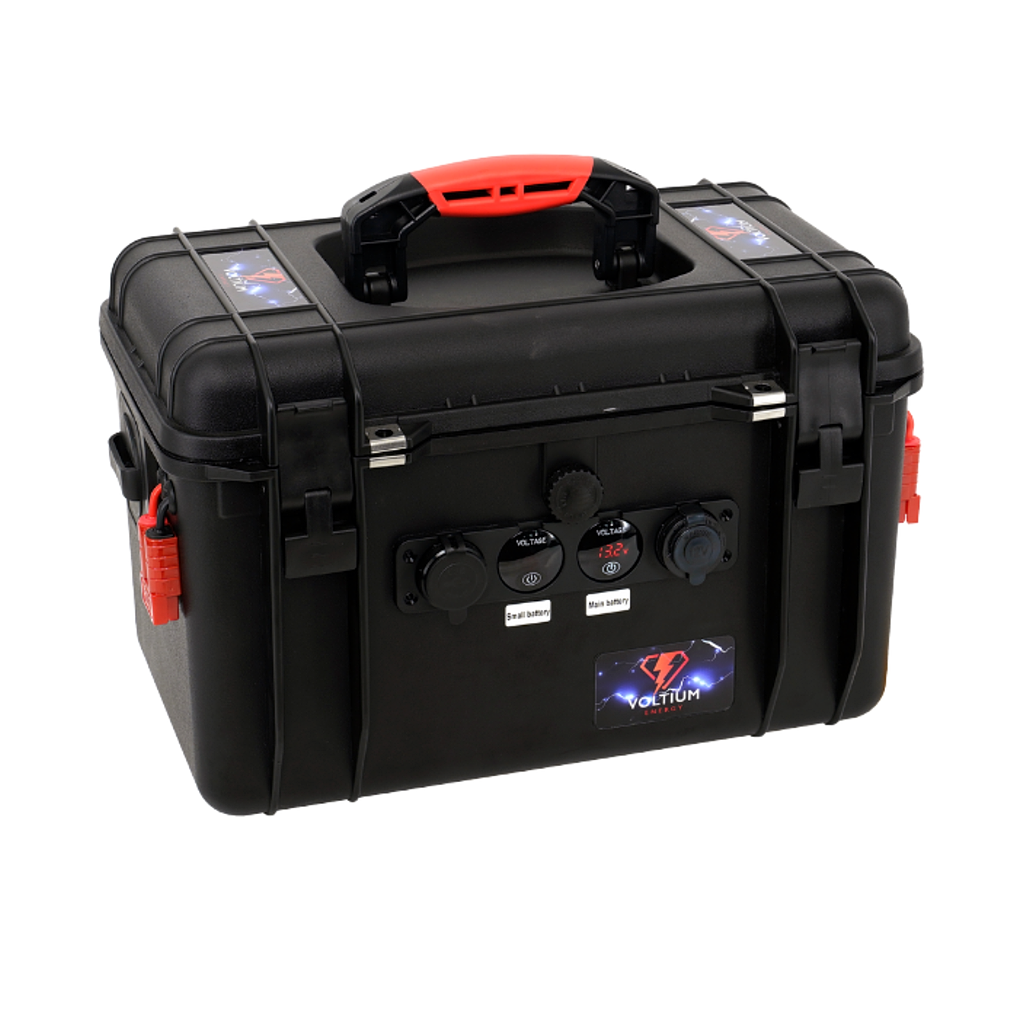 Voltium Energy Outdoor BatteryBox Lithiová Baterie 1x 125Ah + 1x 20Ah 12V 12,8V LiFePO4