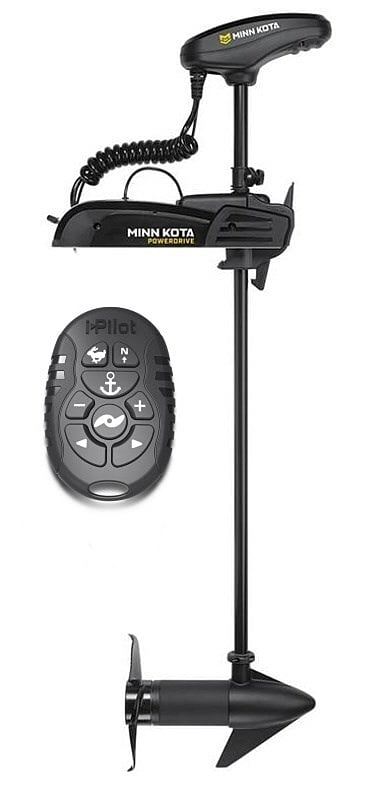 Minnkota Příďový Lodní Elektromotor Powerdrive MR 55lb 12V 54"/137cm Spotlock Micro Remote