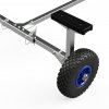 foldable launching trolley with pneumatic wheels for inflatable boats suprod tr260 b lu black blue 8