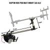 18 Raptor Rod Pod boat Mount 360 alu