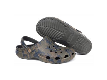 12526 fox chunk camo clogs slapky vel 46