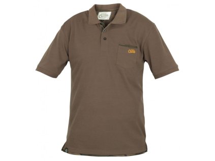 13090 fox chunk polo shirt khaki m
