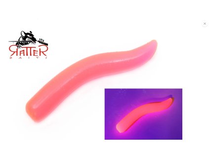 139 ratterbaits trout dead worm syr pink glow