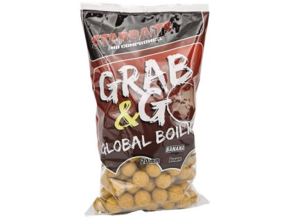 14077 starbaits boilies grab go global banan 1kg 14 mm