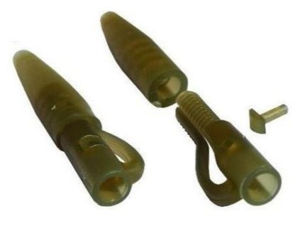 1450 extracarp lead clip with tail rubber 10ks