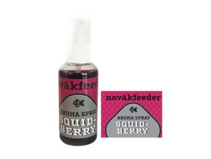 14716 novak feeder aroma spray kalamar malina 50ml