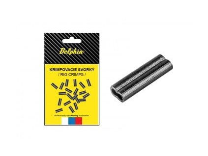 16789 delphin krimpovacie svorky pre navazce 20ks 0 8x1 7x8mm