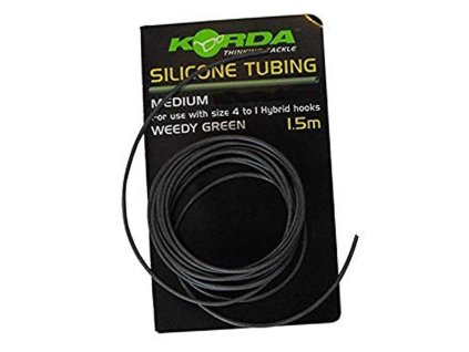 21832 korda silicone tube 0 75mm green 1 5m