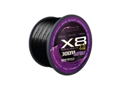 22957 mistrall shiro catfish x8 300m 0 70mm cierna snura
