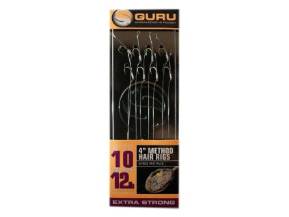 29044 guru 4 method hair rigs standard 10 cm 10 mwg 12lb