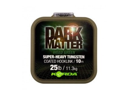 30025 korda dark matter tungsten coated braid weed green 25lb 10m