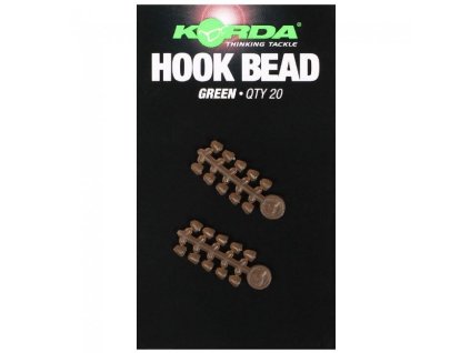 30436 korda hook bead green medium