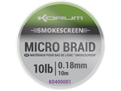 31609 korum smokescreen micro braid 10lb 10m