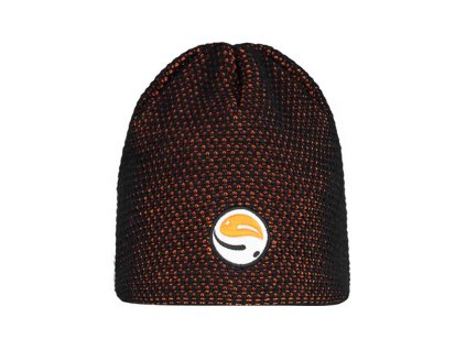 3229 guru skull cap black orange ciapka