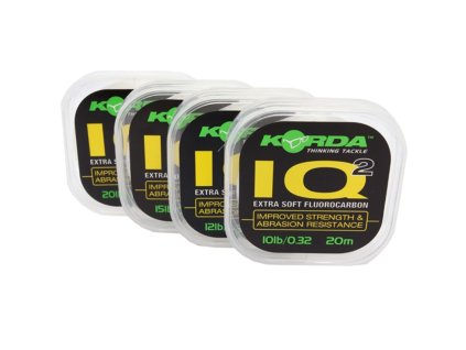 32416 korda iq2 extra soft fluorocarbon hooklink 12lb 20m