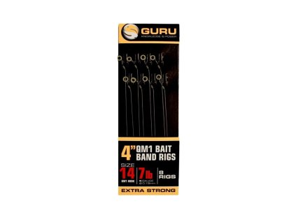 33556 guru qm1 bait band ready rigs 4 10 cm 12 qm1 9lb 0 22mm