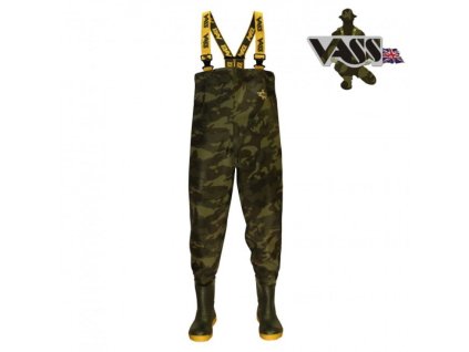 34972 vass tex prsacky 800 70e camo chest wader vel 43