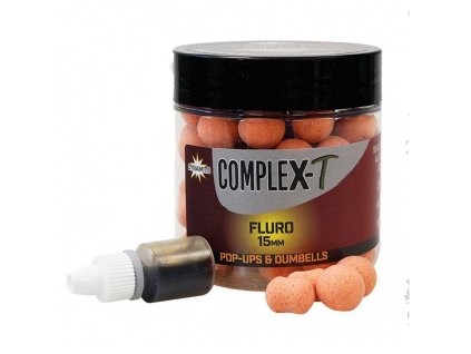36151 dynamite baits pop ups dumbells fluro complex t 15mm