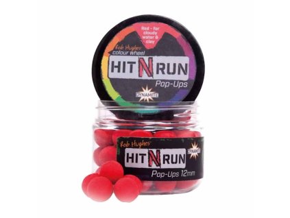 36190 dynamite baits pop ups hit n run 12mm cervena