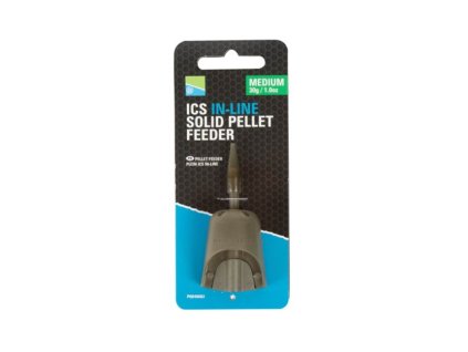 37987 preston ics in line solid pellet feeder medium 30g