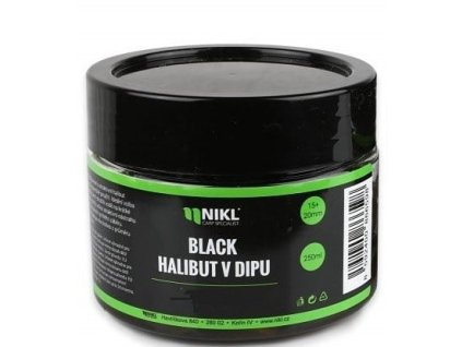 38623 nikl black halibut pelety v dipe devill krill 250ml