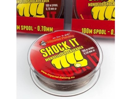 38926 imperial baits shock it super shockleader mono 0 70mm 100m
