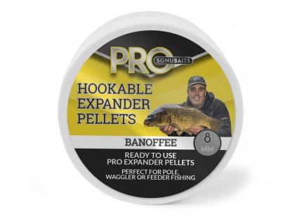 39154 sonubaits hookable pro expander pellets banoffee 8mm 100g